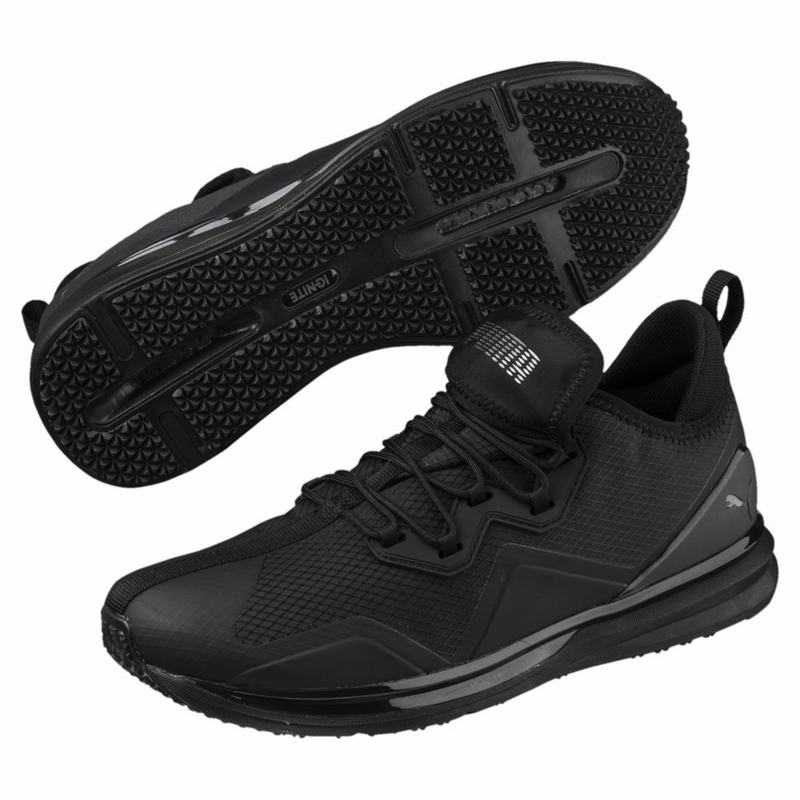 Chaussure Running Puma Ignite Limitless Initiate Homme Noir Soldes 376YWUVI